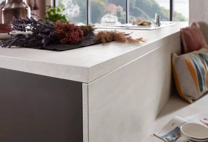 Möbel Schuh Detail Foto Küche Modern Betonlook